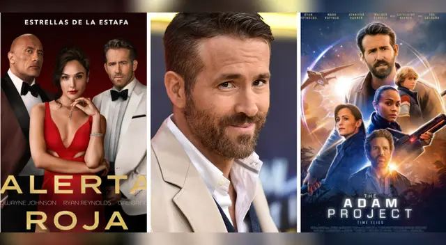 Ryan Reynolds tiene varias películas en Netflix.