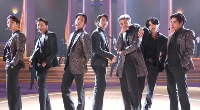 Bts brilla en Grammy 2022