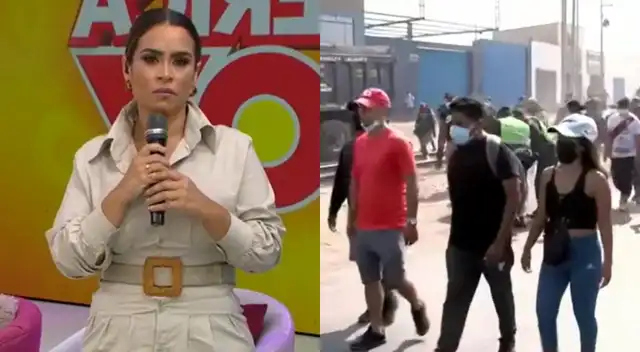 Ethel Pozo se mostró bastante conmocionada con el paro.