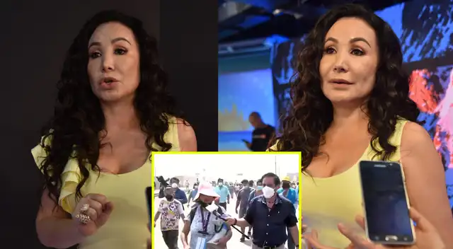 Janet Barboza indignada al ver imágenes de personas ensangrentadas en paro Janet Barboza indignada al ver imágenes de personas ensangrentadas en paro