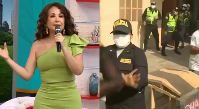 Janet Barboza mandó mensaje a manifestantes.