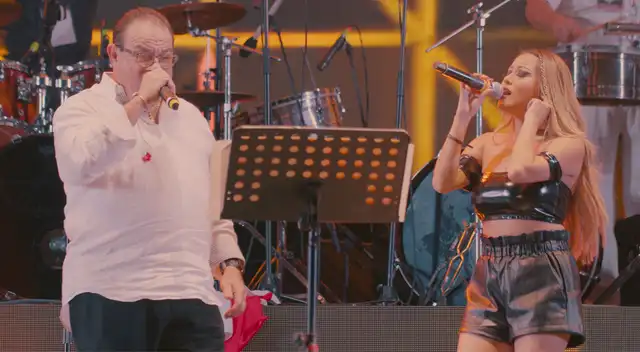 Tony Vega también cantó junto a la talentosa Amy Gutierrez el último sábado.