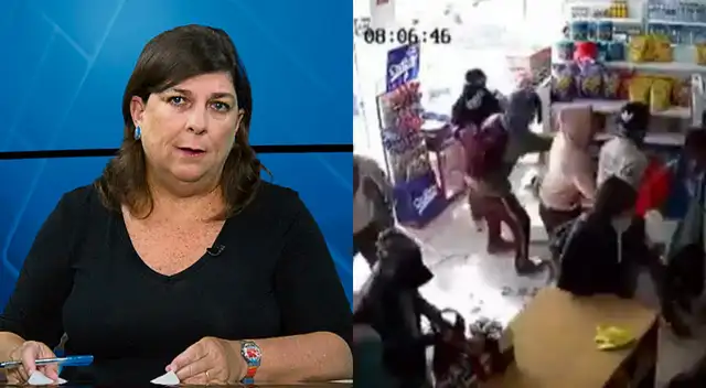Rosa María Palacios en contra de los robos ocurridos.