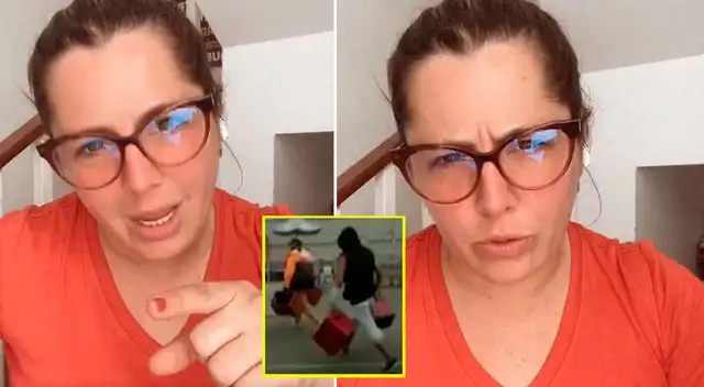 Yiddá Eslava arremete con personas que saquean.