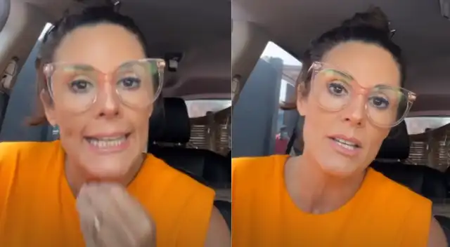 Rebeca indignada con el paro de transportistas.