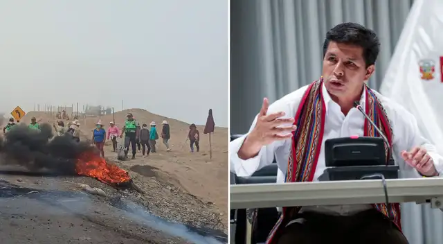 Trabajadores agrarios piden renuncia de Pedro Castillo.