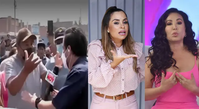 Janet Barboza y Ethel Pozo: Manifestante las cuadra.