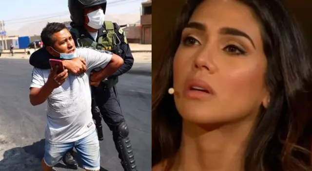 Vania Bludau indignada con enfrentamientos entre policías y manifestantes.