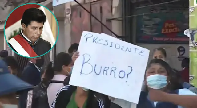Comerciantes comparan al presidente con un animal por las decisiones que toma en su gobierno.