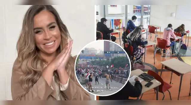 Ethel Pozo molesta por suspensión de clases presenciales.