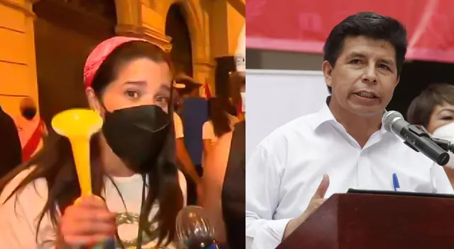 Vanessa Terkes se une a marcha contra Pedro Castillo y le exige que renuncie Vanessa Terkes se une a marcha contra Pedro Castillo y le exige que renuncie