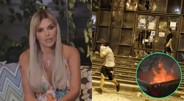 Jessica Newton no aprueba los actos vandálicos.