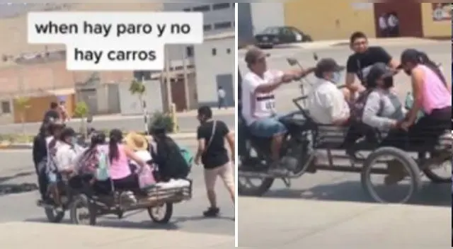 La escena no ha tardado en volverse viral en las redes sociales.