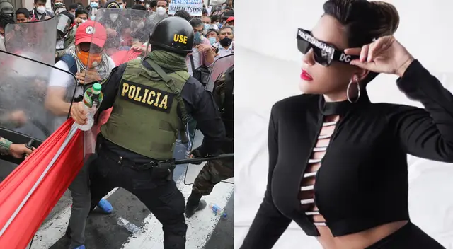 Tilsa Lozano se pronuncia ante manifestaciones. Tilsa Lozano se pronuncia ante manifestaciones.