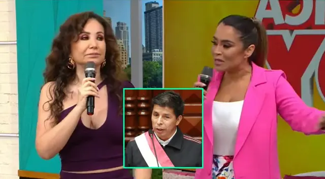Ethel Pozo y Janet Barboza se fueron contra el presidente.