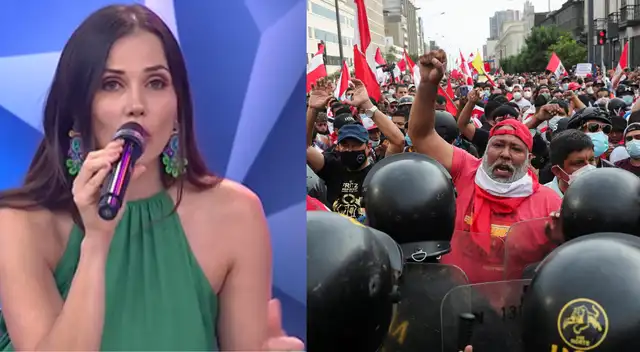 Maju Mantilla se pronuncia ante las manifestaciones.