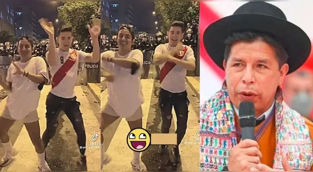 El video tiene más de 10.000 reproducciones y cientos de comentarios por la peculiar acción en plena protesta. El video tiene más de 10.000 reproducciones y cientos de comentarios por la peculiar acción en plena protesta.