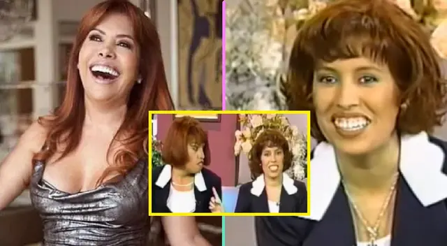 Magaly Medina y Mascaly su primer encuentro.