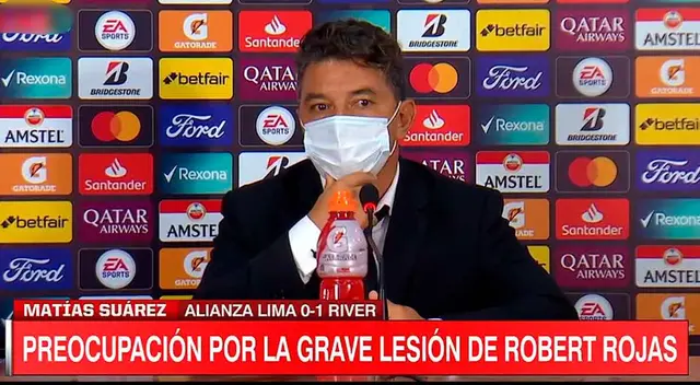 Marcelo Gallardo no toleró que un reportero no le preste atención. Marcelo Gallardo no toleró que un reportero no le preste atención.