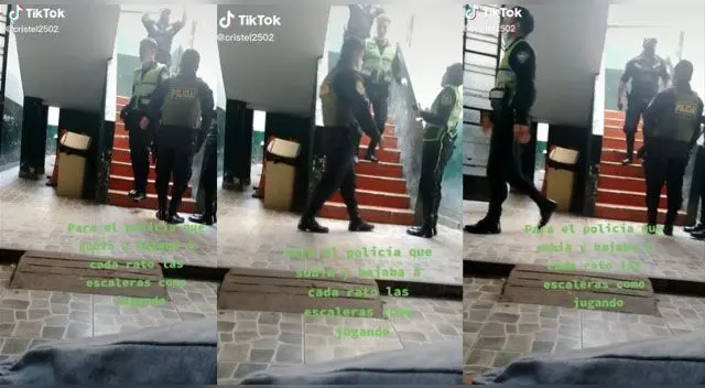 La curiosa escena es viral en TikTok. La curiosa escena es viral en TikTok.
