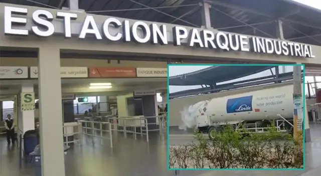 Estación Parque Industrial volvió a brindar servicio tras el temor de un accidente por gas en sus exteriores.