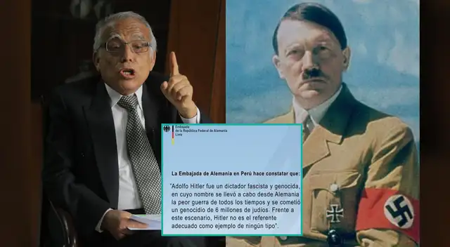 Embajada de Alemania, pone en su lugar a Aníbal Torres por usar como ejemplo a un dictador y genocida. Embajada de Alemania, pone en su lugar a Aníbal Torres por usar como ejemplo a un dictador y genocida.