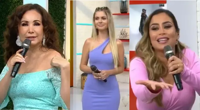 Conductoras de América Hoy sorprendidas con el precio de productos en Iquitos.