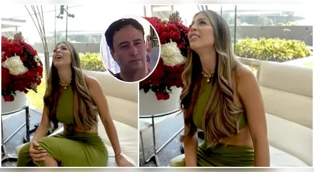 Sheyla Rojas llamó EN VIVO a su novio Sir Wiston para que salude, pero la dejó con la palabra en la boca.