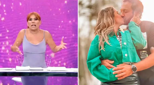 Magaly Medina cuestiona relación de Ethel Pozo y Julián Alexander.