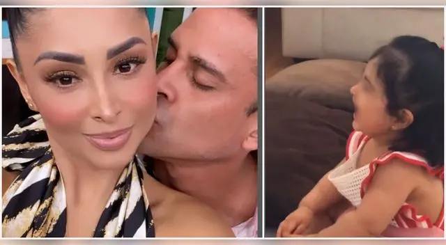 Pamela Franco Y Christian Dominguez dedican hermosa canción para su hija.