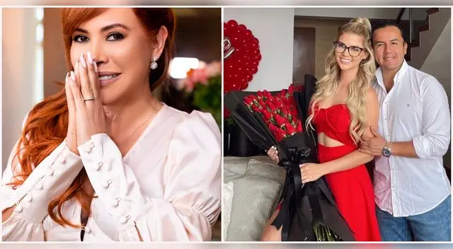 Magaly Medina sorprendida de que Brunella Horna y Richard Acuña no se comprometan.