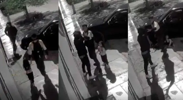 Delincuente comenzó a golpear al padre de familia delante de la menor Delincuente comenzó a golpear al padre de familia delante de la menor