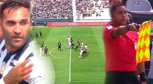 La jugada polémica desató la furia en el banco blanquiazul. La jugada polémica desató la furia en el banco blanquiazul.