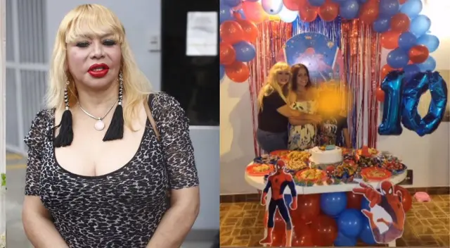Susy Díaz sorprende a su nieto Adrianito en su cumpleaños
