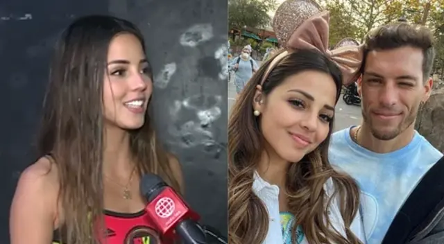 Luciana Fuster cuida de Patricio Parodi.