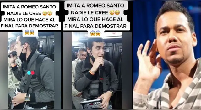 La voz del joven ha causado sensación en redes sociales por su similitud al cantante Romeo Santos. La voz del joven ha causado sensación en redes sociales por su similitud al cantante Romeo Santos.