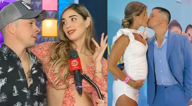 Korina Rivadeneira trolea a Mario Hart con su nariz.