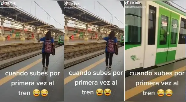 La particular reacción de la joven no tardó en volverse viral en TikTok.