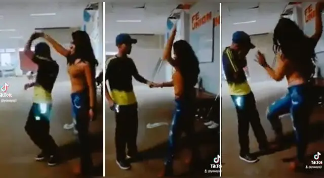 La coreografía de la joven se volvió viral en las redes sociales. La coreografía de la joven se volvió viral en las redes sociales.