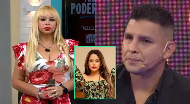 Susy Díaz le puso la cruz a Néstor Villanueva por su hija Florcita Polo. Susy Díaz le puso la cruz a Néstor Villanueva por su hija Florcita Polo.