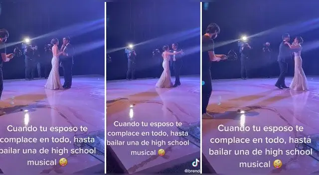 La romántica coreografía se volvió viral en las redes sociales.
