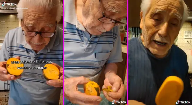 El adulto mayor causó sensación en TikTok con su receta.