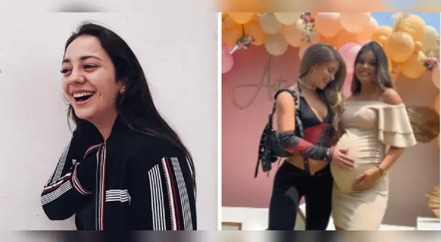 Kiara Trigoso defiende presencia de Flavia Laos en baby shower.