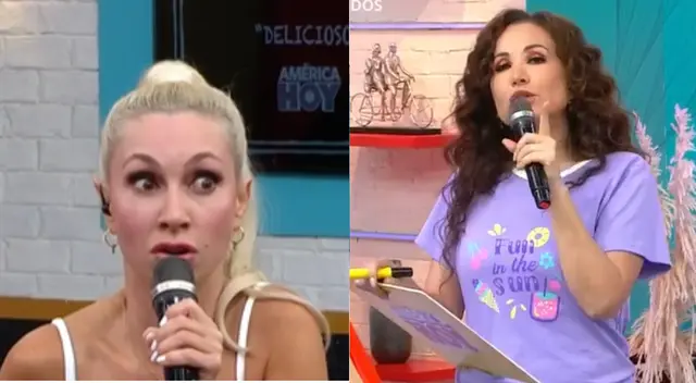 Janet Barboza le responde a Belén Estévez. Janet Barboza le responde a Belén Estévez.