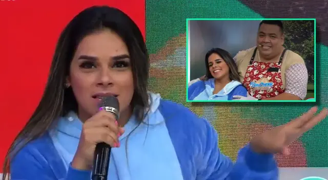 Giuliana Rengifo y el Osito de la Gran Concha podrían iniciar un romance. Giuliana Rengifo y el Osito de la Gran Concha podrían iniciar un romance.