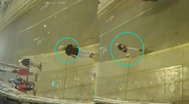 Las cámaras captaron el preciso momento que el sicario va tras ello y luego de cometer el crimen se da la fuga. Las cámaras captaron el preciso momento que el sicario va tras ello y luego de cometer el crimen se da la fuga.