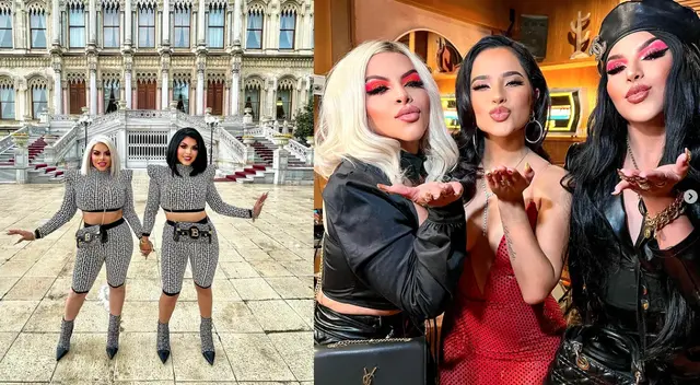 Josetty Hurtado y su hermana en Instagram junto a Becky G.