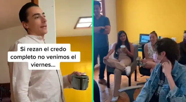 Los empleados demostraron su devoción cristiana recitando “el Credo”. Los empleados demostraron su devoción cristiana recitando “el Credo”.