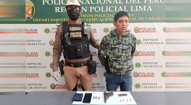 El sujeto admitió ante la PNP ser raquetero.