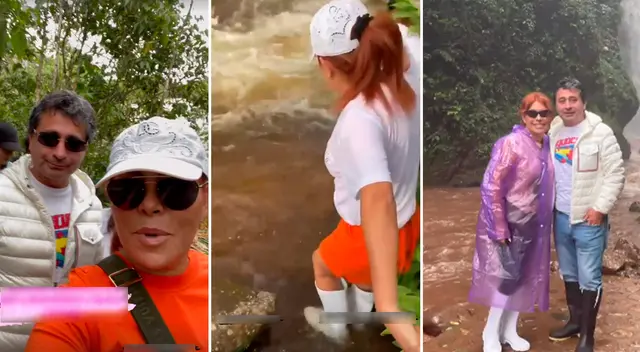 Magaly Medina se encuentra disfrutando su viaje al interior del país. Magaly Medina se encuentra disfrutando su viaje al interior del país.